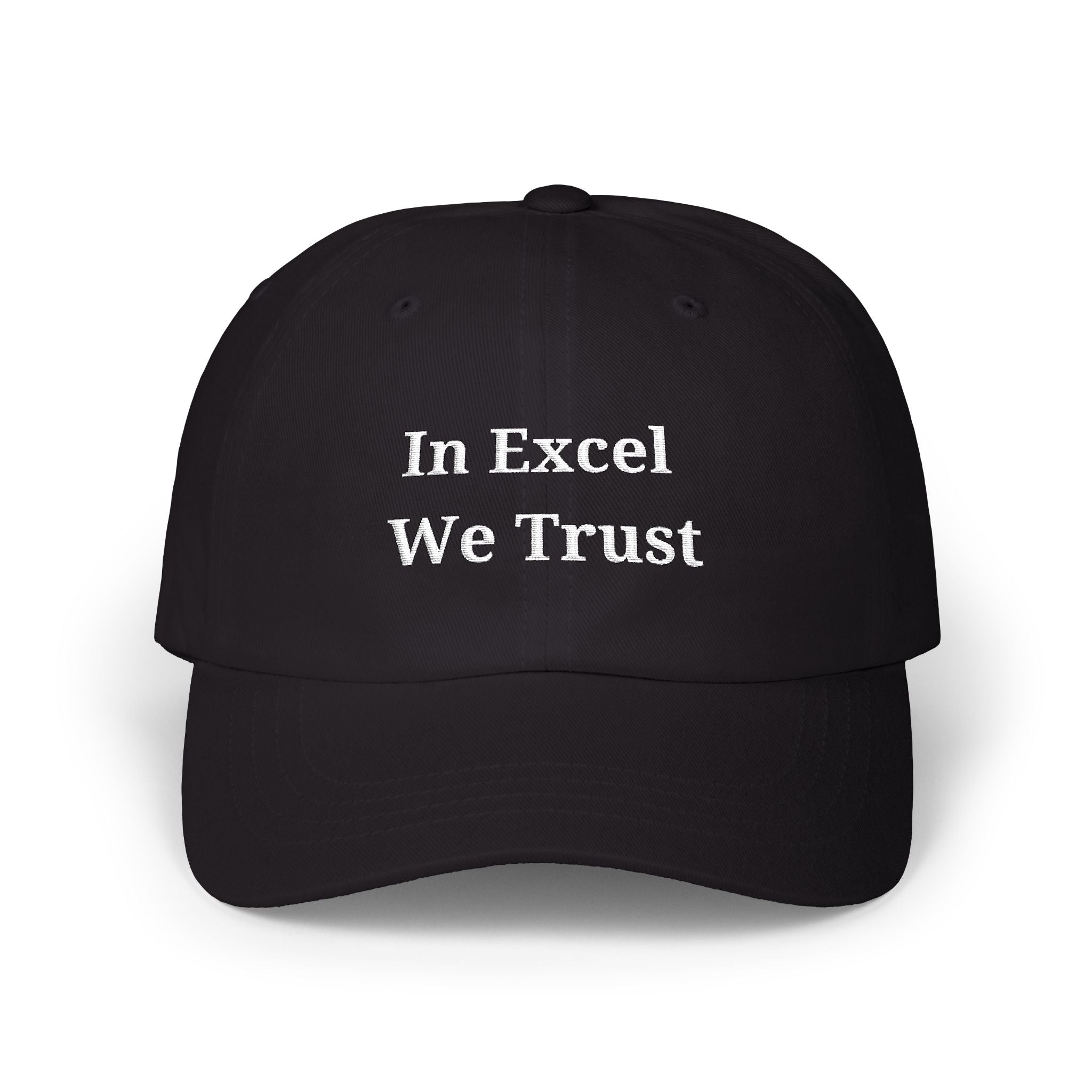 In Excel we trust Cap