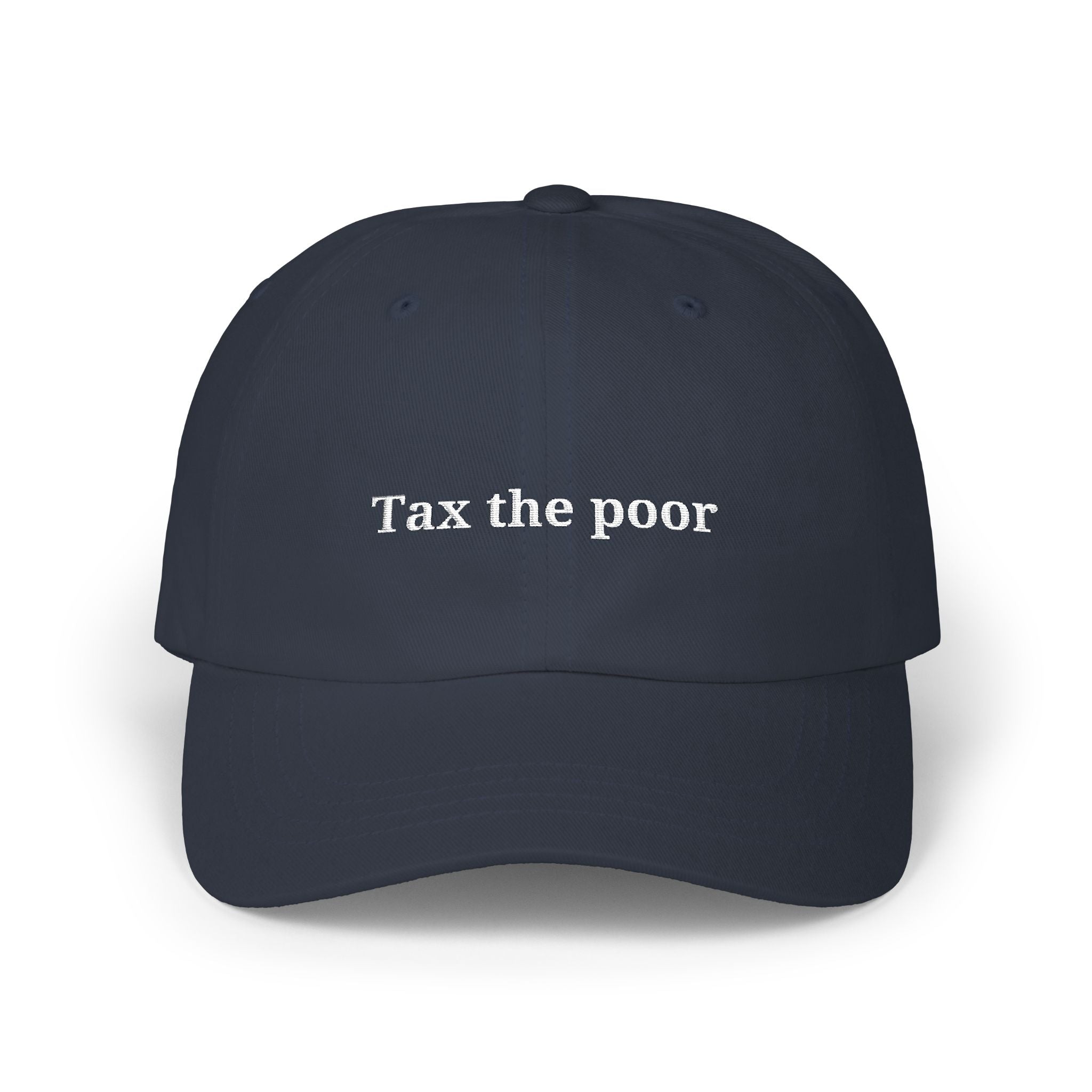 Tax the poor cap