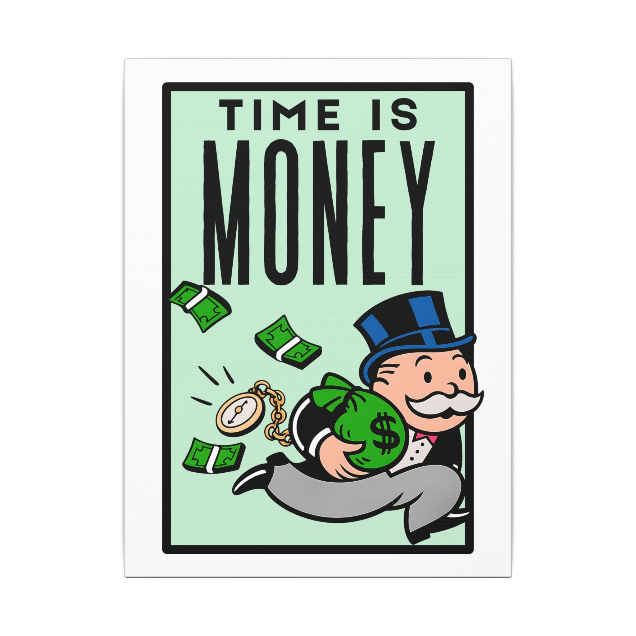 Time is Money Canvas