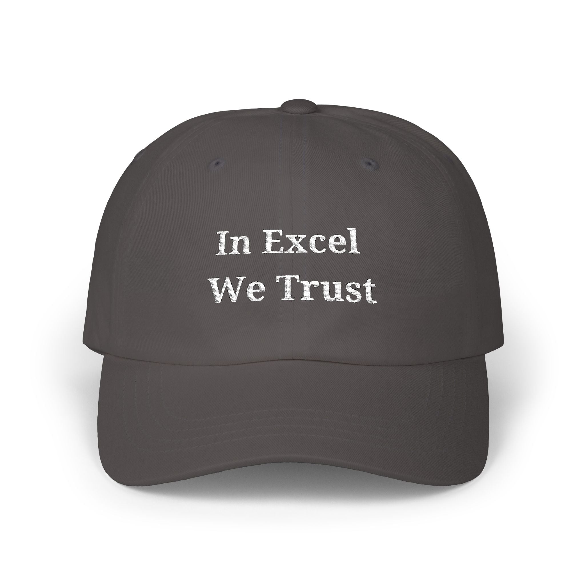In Excel we trust Cap