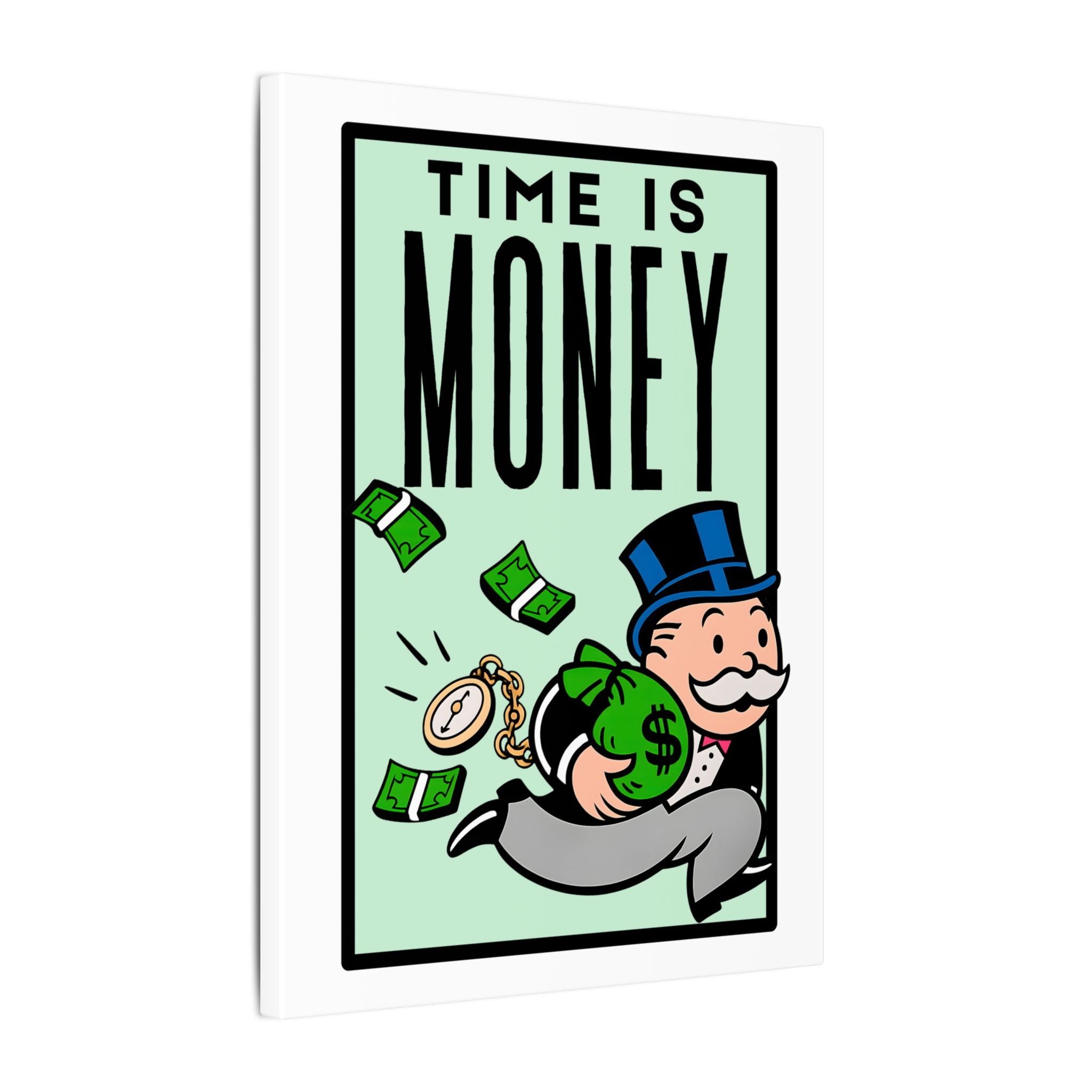 Time is Money Canvas
