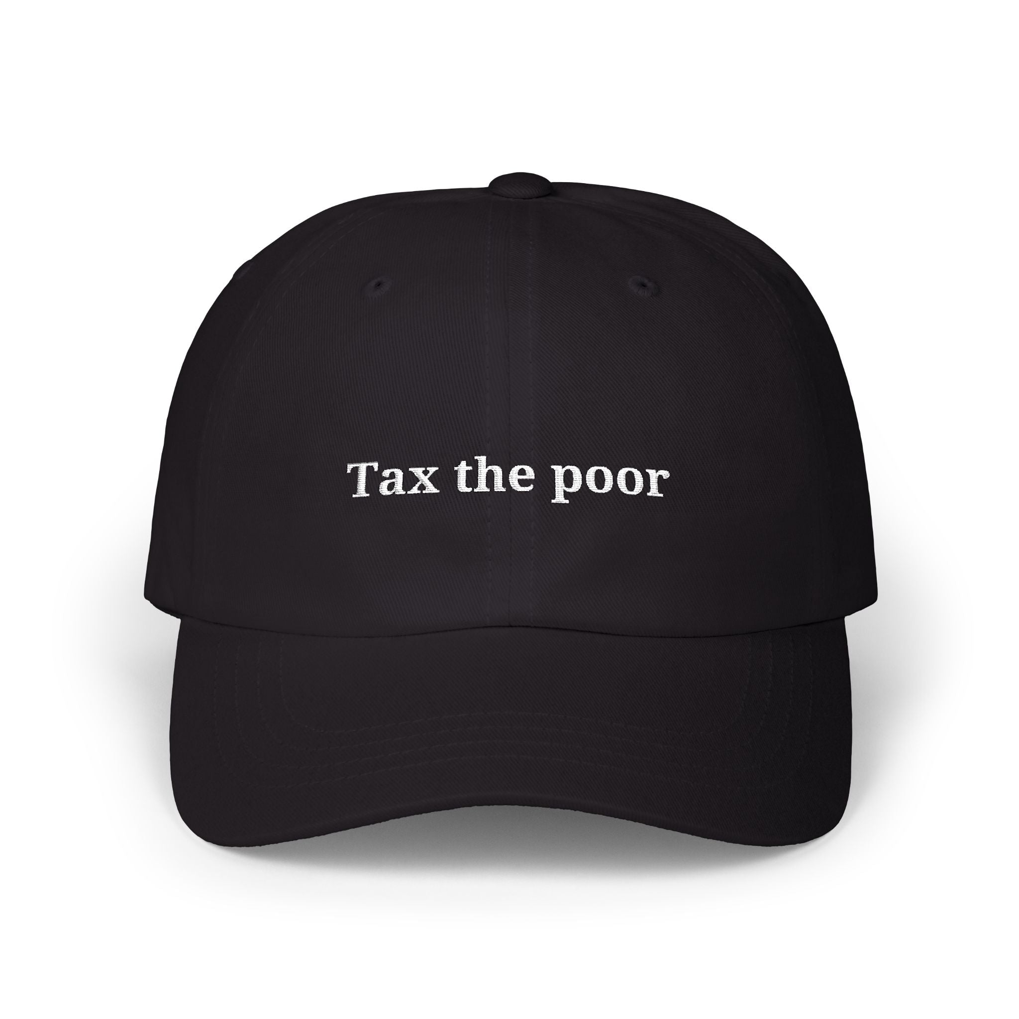 Tax the poor cap